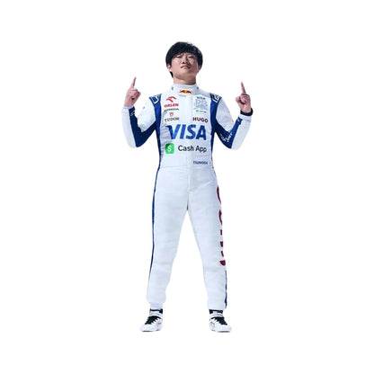 2024 Yuki Tsunoda Visa Cash App F1 Racing Suit