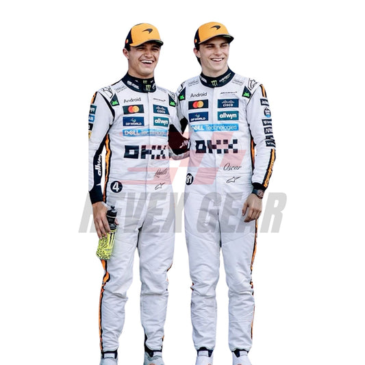 2025 F1 Racing Costume Worn by Lando Norris & Oscar Piastri - Monaco GP