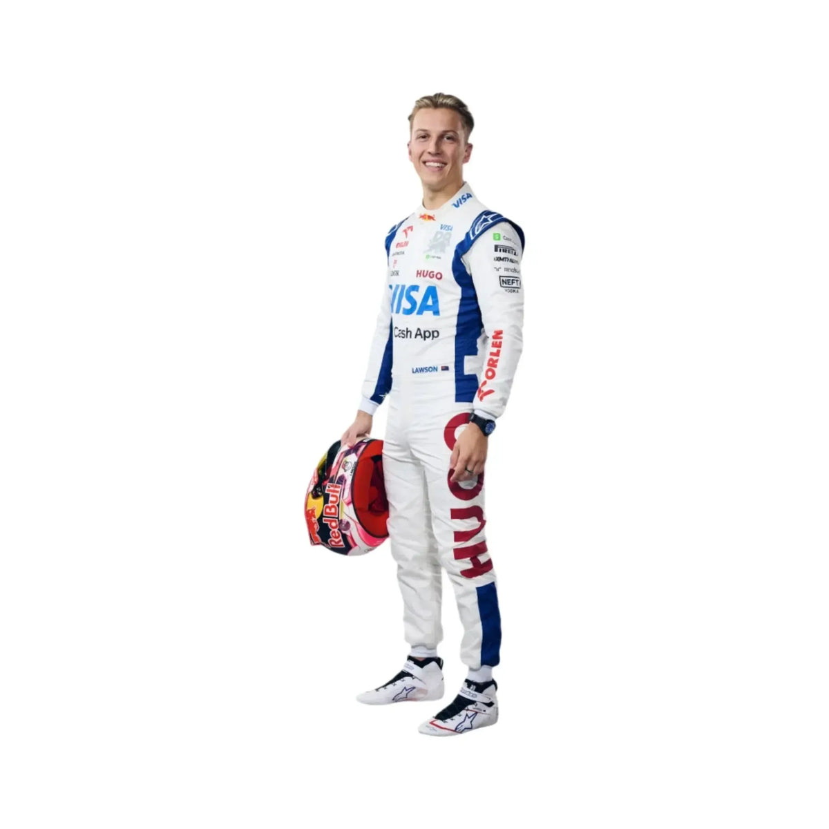 Combinaison de course réplique Liam Lawson Visa Cash App RB F1 2025