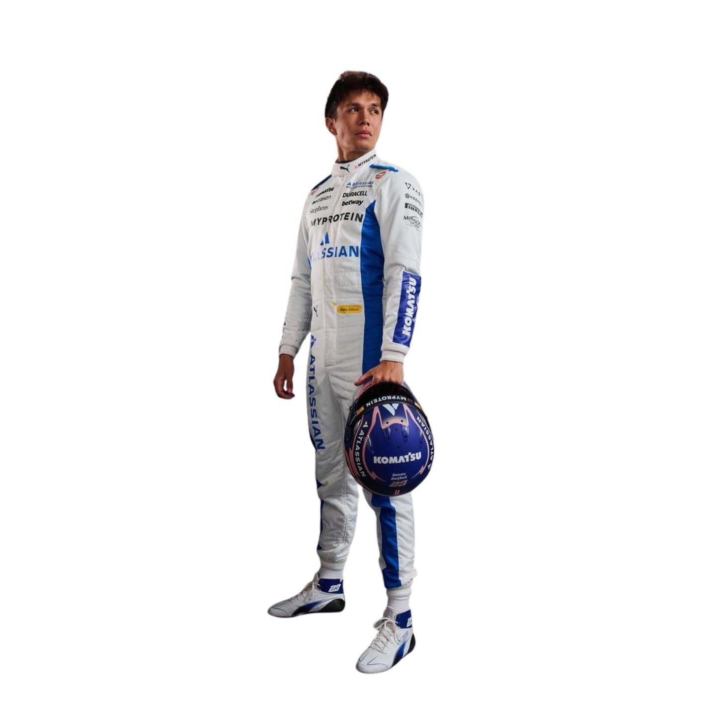 2025 Alex Albon F1 Racing Suit Team