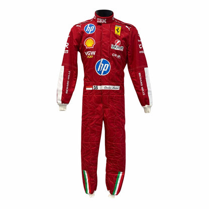 2025 Charles Leclerc Monza GP F1 Racing Suit
