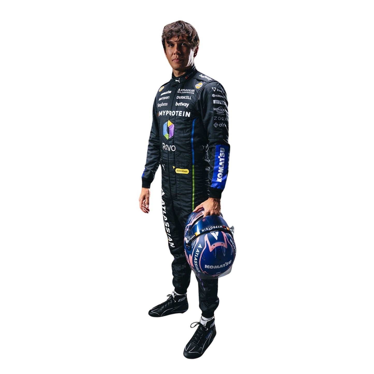 2025 F1 Racing Costume Worn By Carlos Sainz and Alenaxder Albon Las Vegas GP