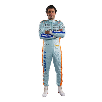 2025 F1 Racing Costume Worn By Carlos Sainz and Alenaxder Albon Sao Paul GP