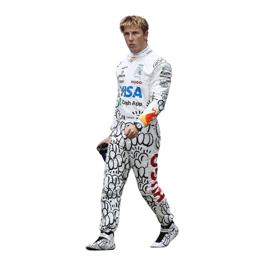 2025 F1 Racing Costume Worn By Isack Hadjar and Liam Lawson British GP
