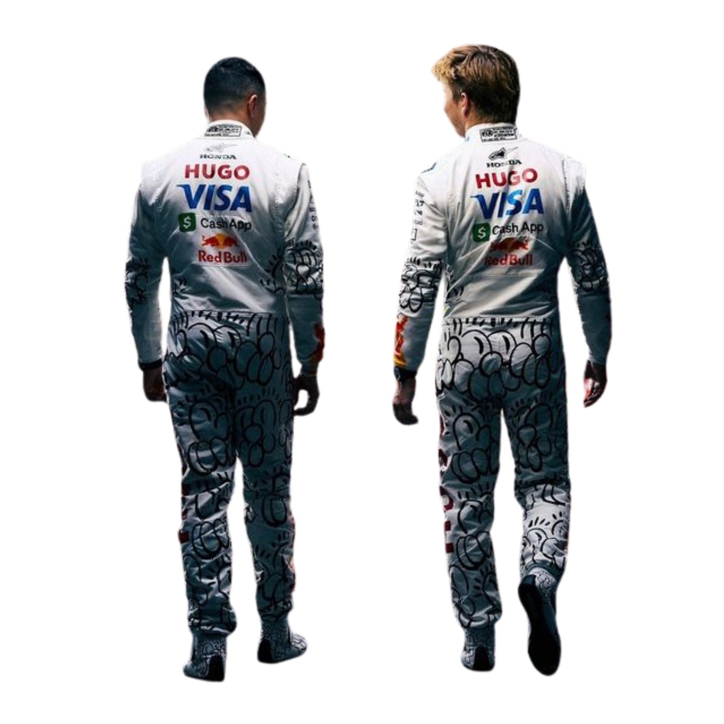 2025 F1 Racing Costume Worn By Isack Hadjar and Liam Lawson British GP