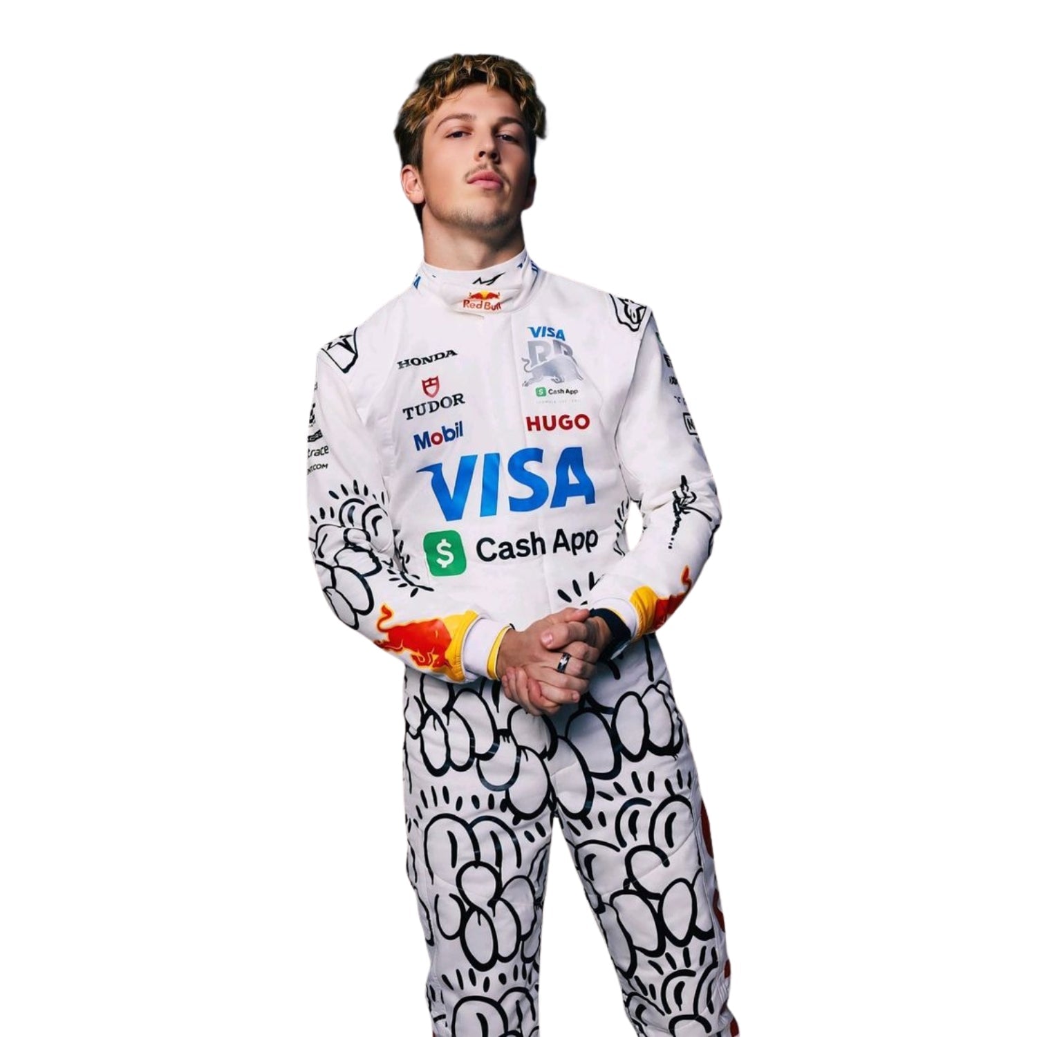 2025 F1 Racing Costume Worn By Isack Hadjar and Liam Lawson British GP
