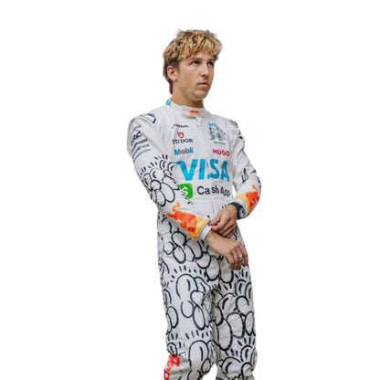 2025 F1 Racing Costume Worn By Isack Hadjar and Liam Lawson British GP
