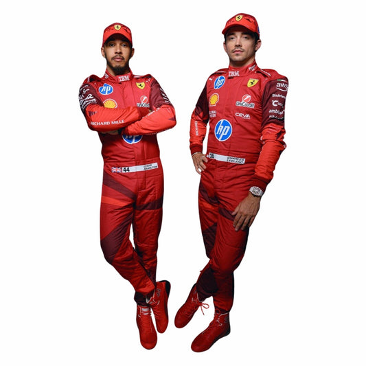 2025 F1 Racing Costume Worn by Charles Leclerc & Lewis Hamilton - Las Vegas GP