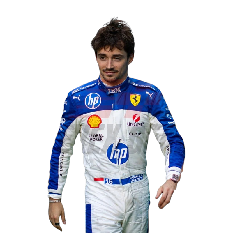 2025 F1 Racing Costume Worn by Charles Leclerc & Lewis Hamilton - Miami GP