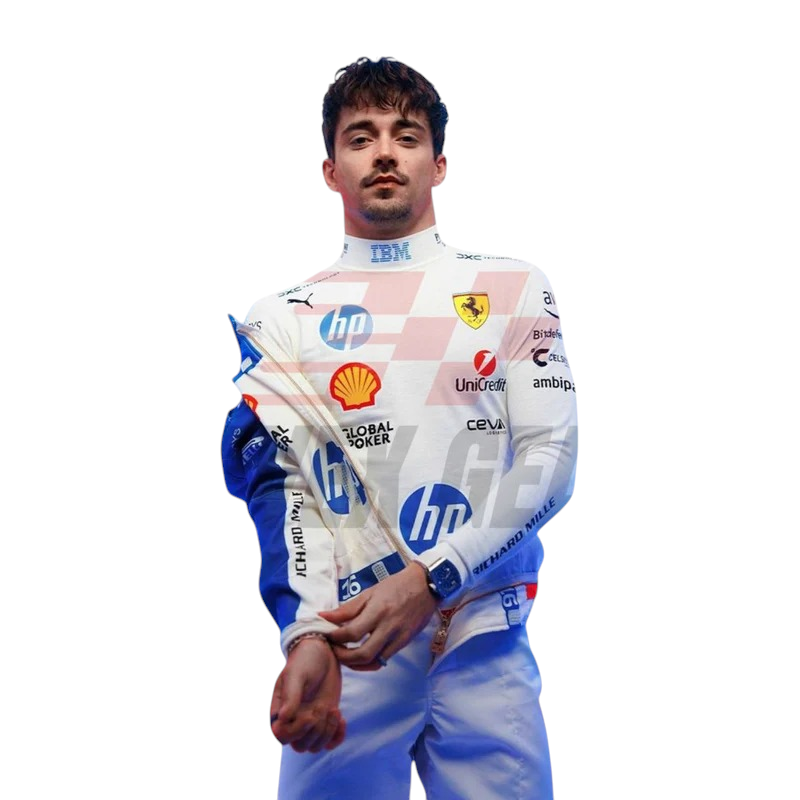 2025 F1 Racing Costume Worn by Charles Leclerc & Lewis Hamilton - Miami GP