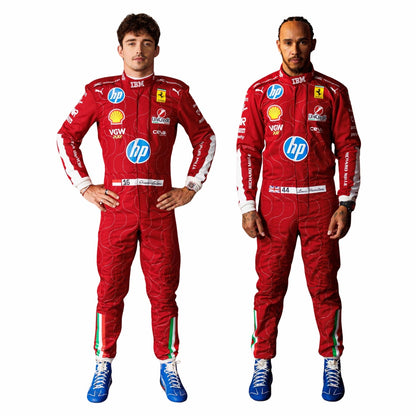 2025 F1 Racing Costume Worn by Charles Leclerc & Lewis Hamilton - Monza GP
