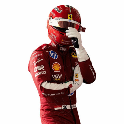 2025 F1 Racing Costume Worn by Charles Leclerc & Lewis Hamilton - Monza GP