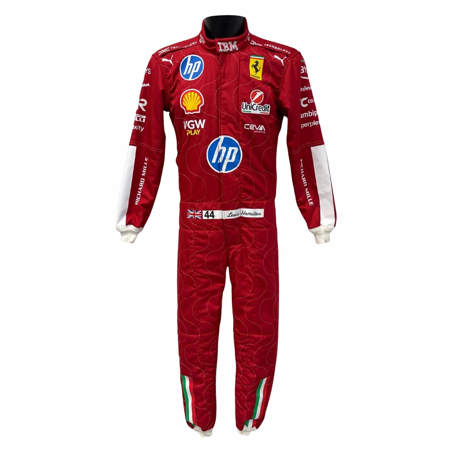 2025 F1 Racing Costume Worn by Charles Leclerc & Lewis Hamilton - Monza GP