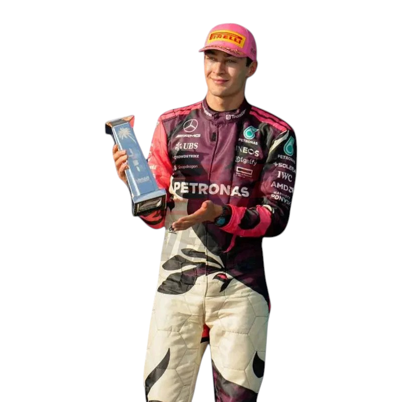 2025 F1 Racing Costume Worn by George Russell & Andrea Kimi Antonelli - Miami GP