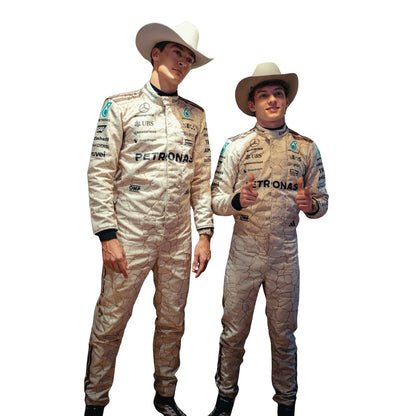 2025 F1 Racing Costume Worn by George Russell & Andrea Kimi Antonelli - USA Austin GP