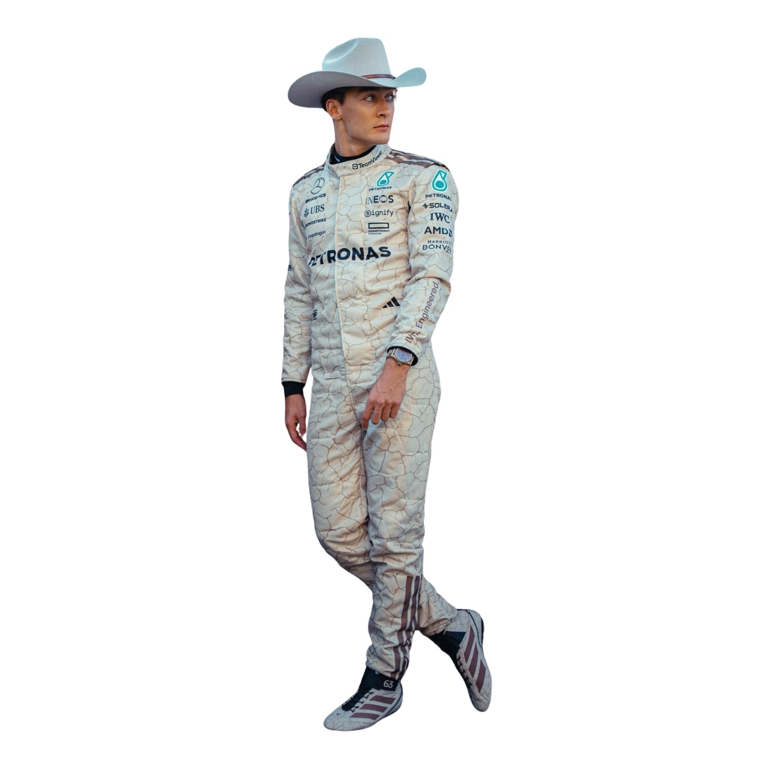 2025 George Russell USA Austin GP F1 Racing Suit