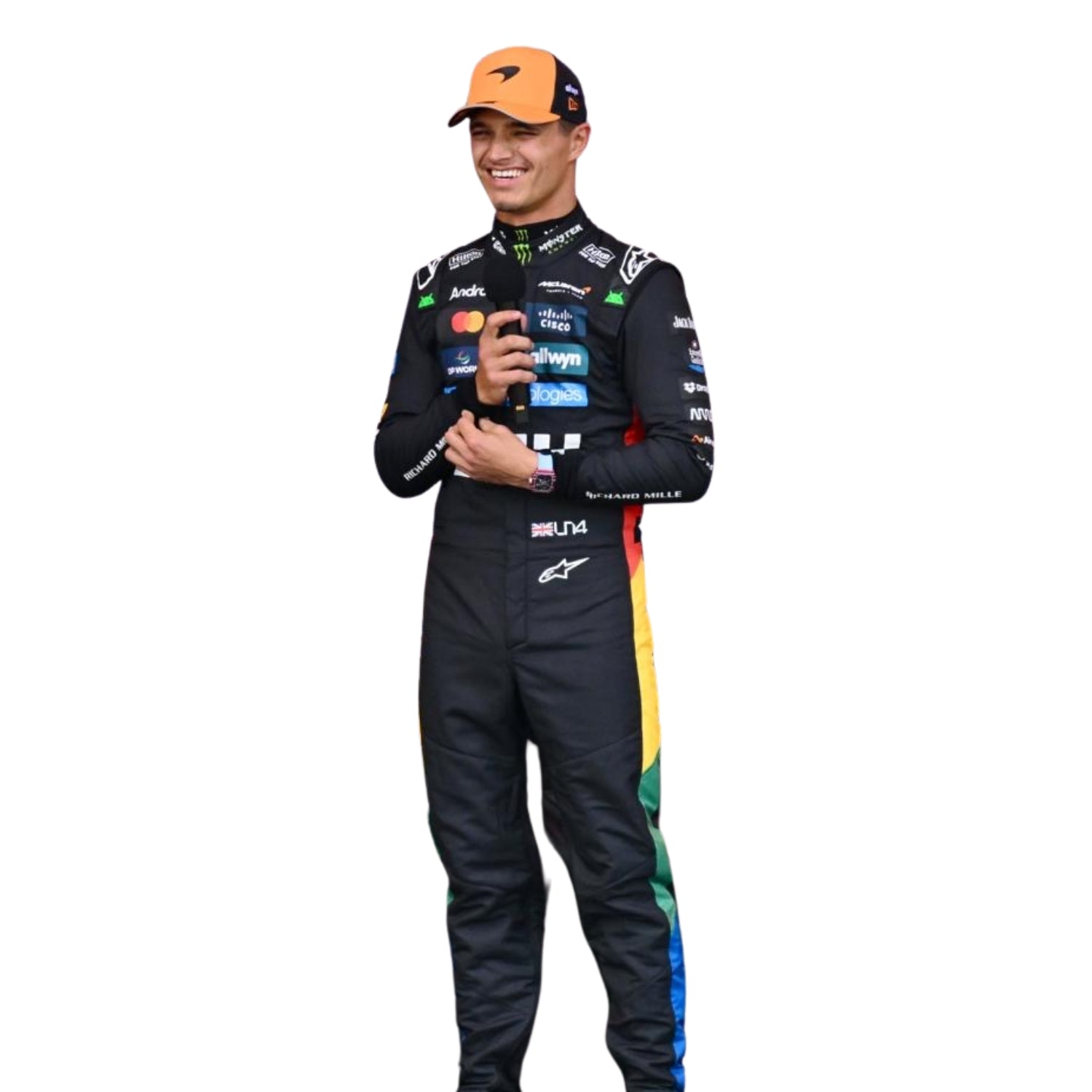 2025 Lando Norris Silverstone British GP F1 Racing Suit