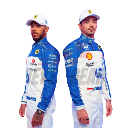 2025 Lewis Hamilton Miami GP F1 Racing Suit