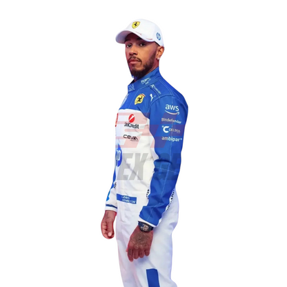 2025 Lewis Hamilton Miami GP F1 Racing Suit