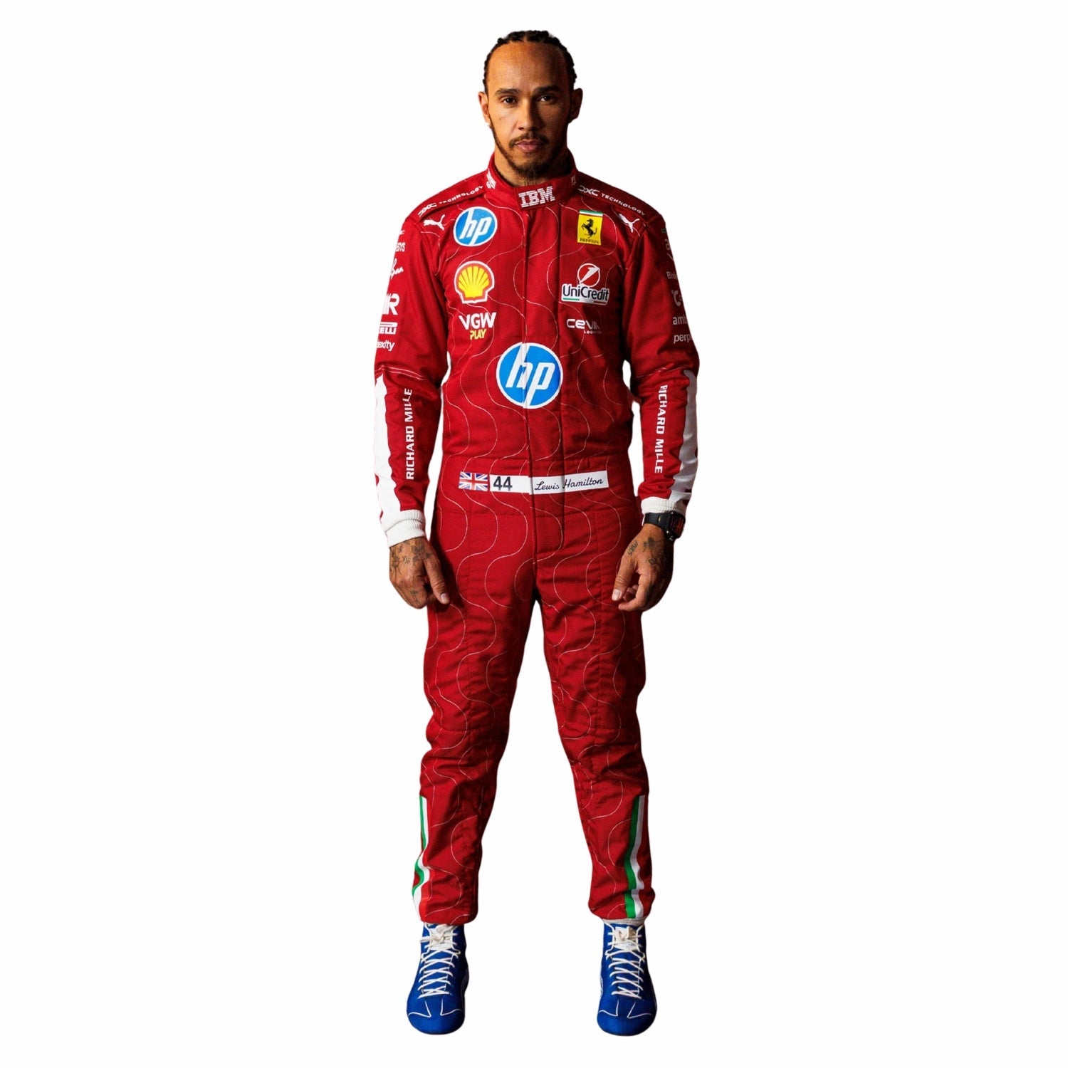 2025 Lewis Hamilton Monza GP F1 Racing Suit 