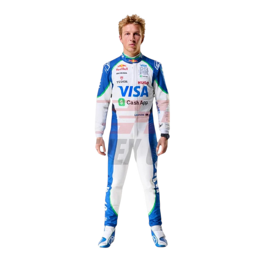 2025 Liam Lawson Visa Cash App Edition F1 Race Suit