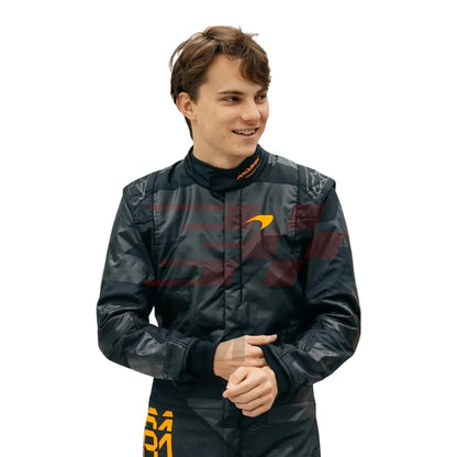 2025 Oscar Piastri  Livery Reveal F1 Racing Suit