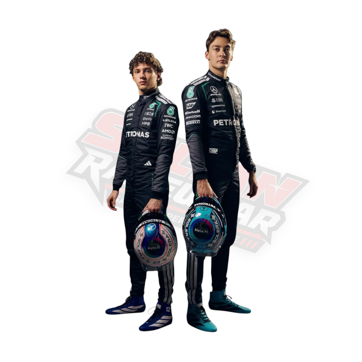 2026 Andrea Kimi Antonelli & George Russell Mercedes F1 Replica Racing Suit
