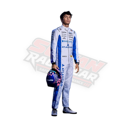 2026 Carlos Sainz & Alexander Albon Williams F1 Rennanzug – Replik