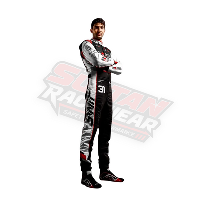 2026 Esteban Ocon & Oliver Bearman MoneyGram Haas F1 Team Replica Racing Suit