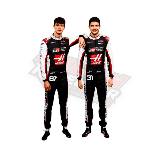 2026 Esteban Ocon & Oliver Bearman MoneyGram Haas F1 Team Replica Racing Suit