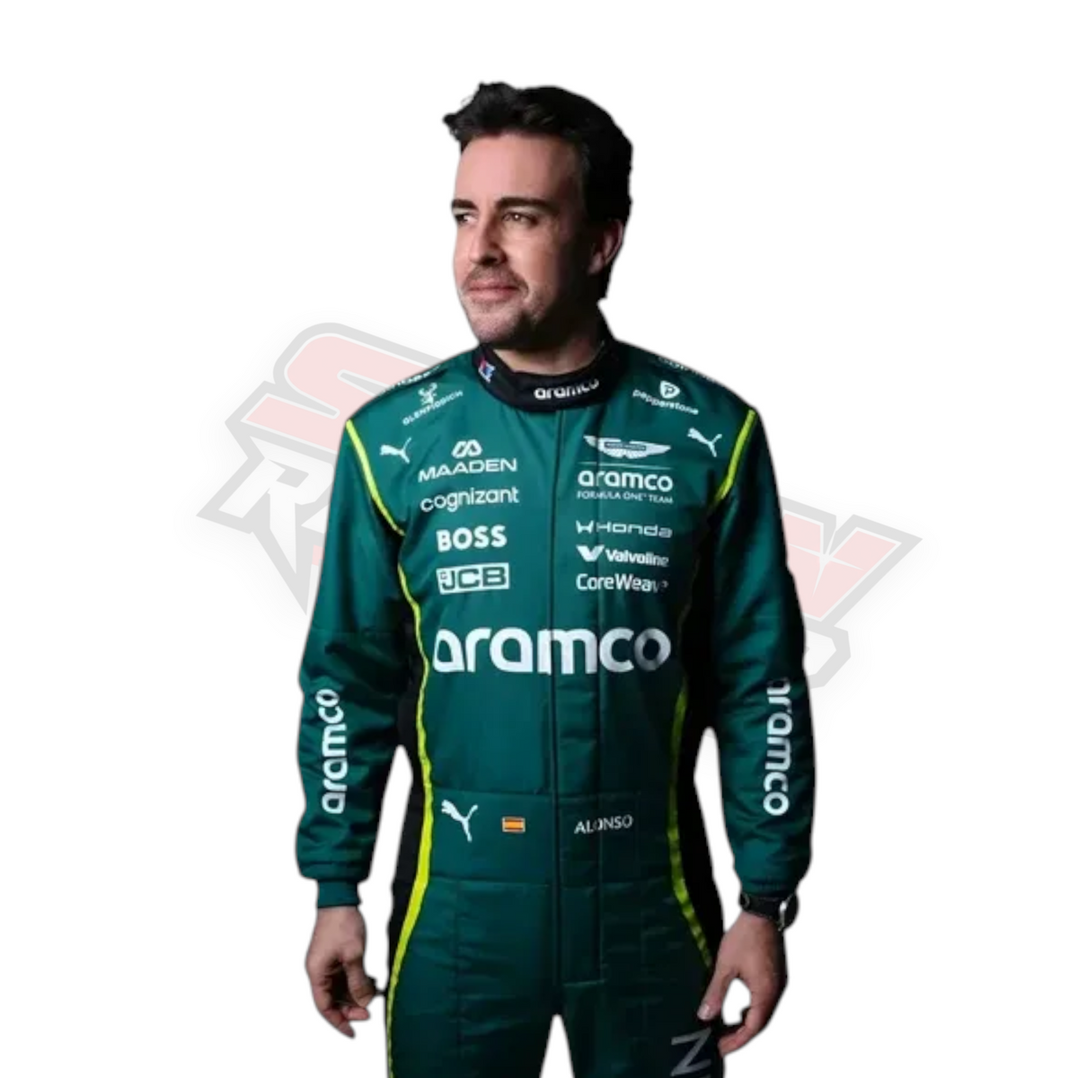 2026 Fernando Alonso Aston Martin F1 Race Suit – Premium Replica