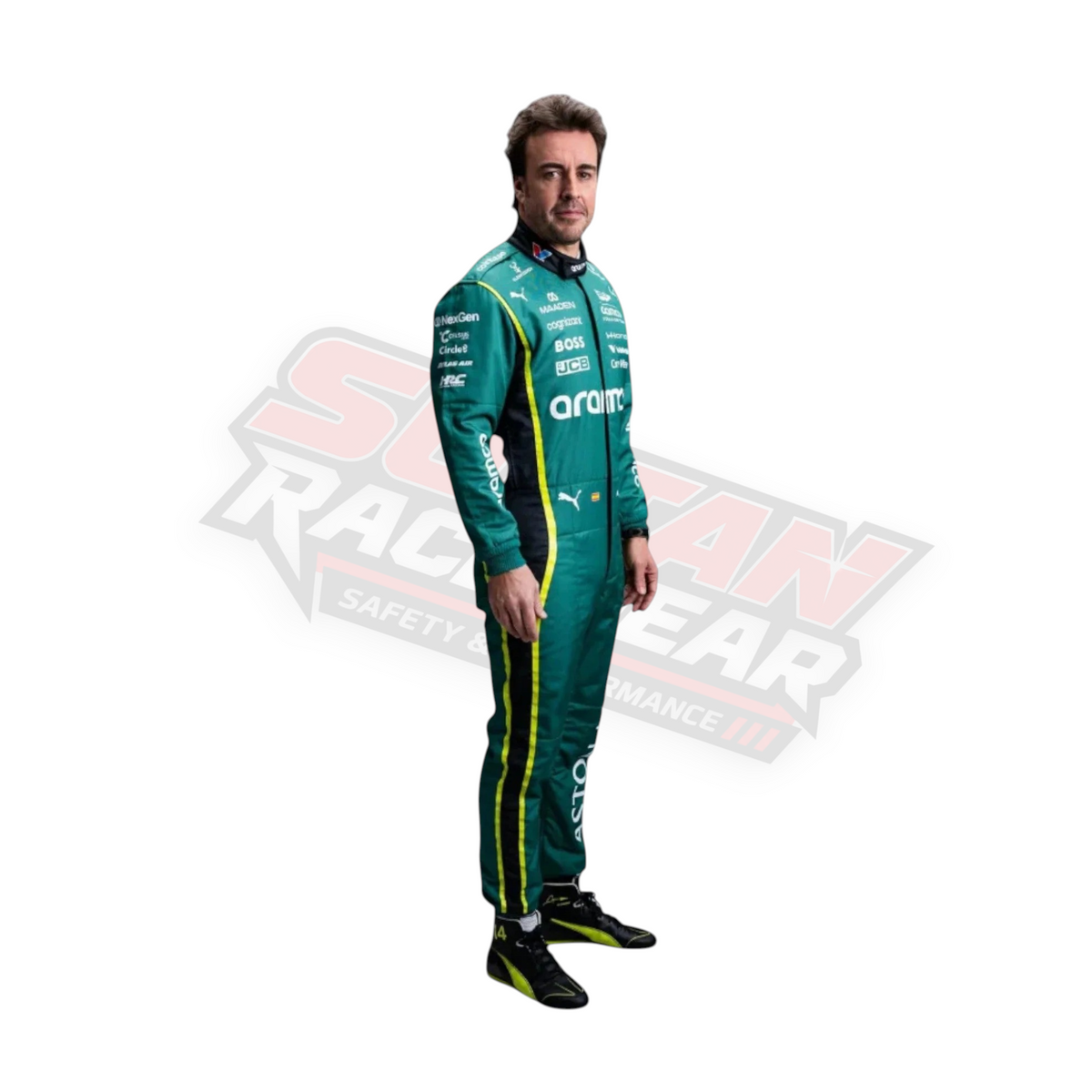 2026 Fernando Alonso & Lance Stroll F1 Racing Suit – Aston Martin Replica