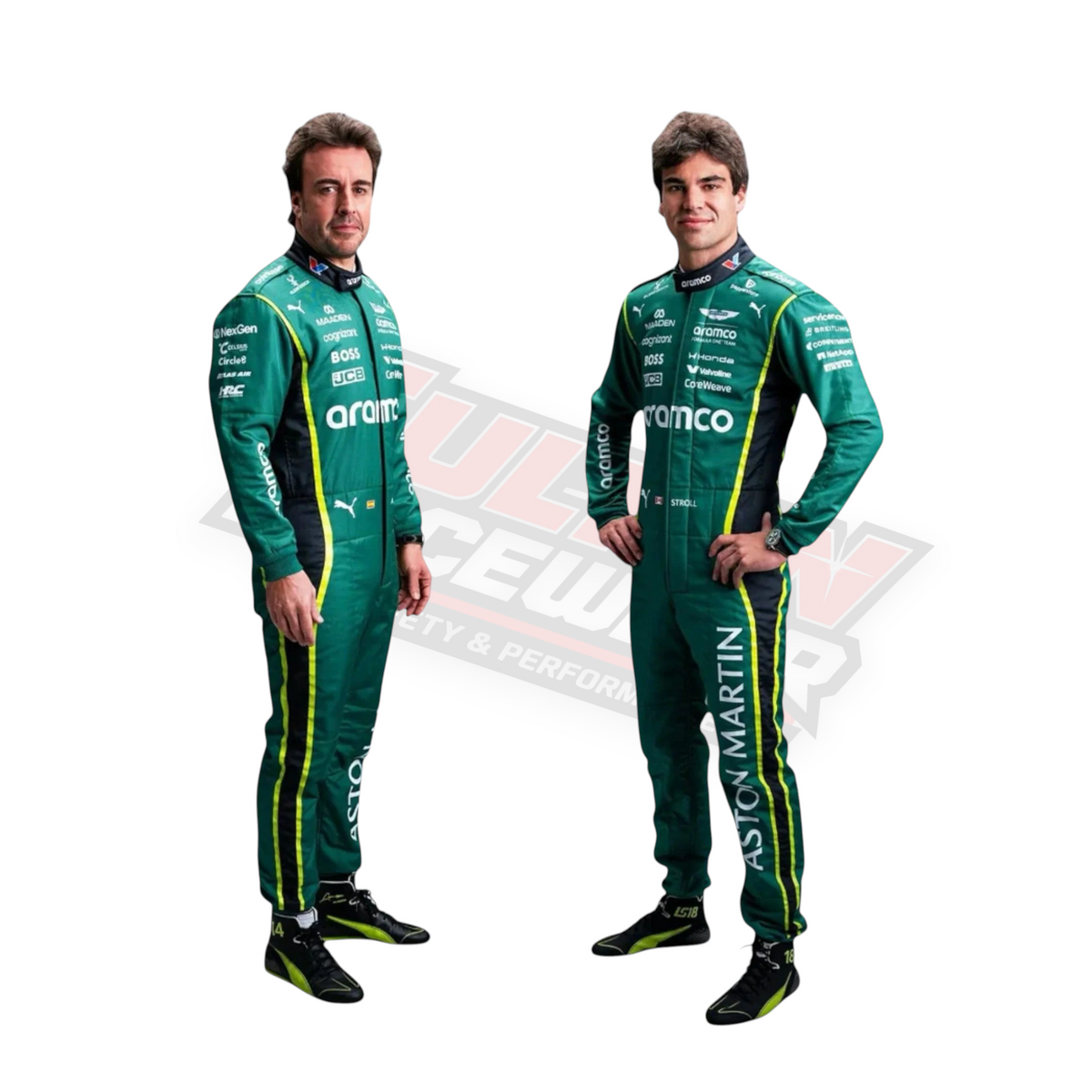 2026 Fernando Alonso & Lance Stroll F1 Racing Suit – Aston Martin Replica