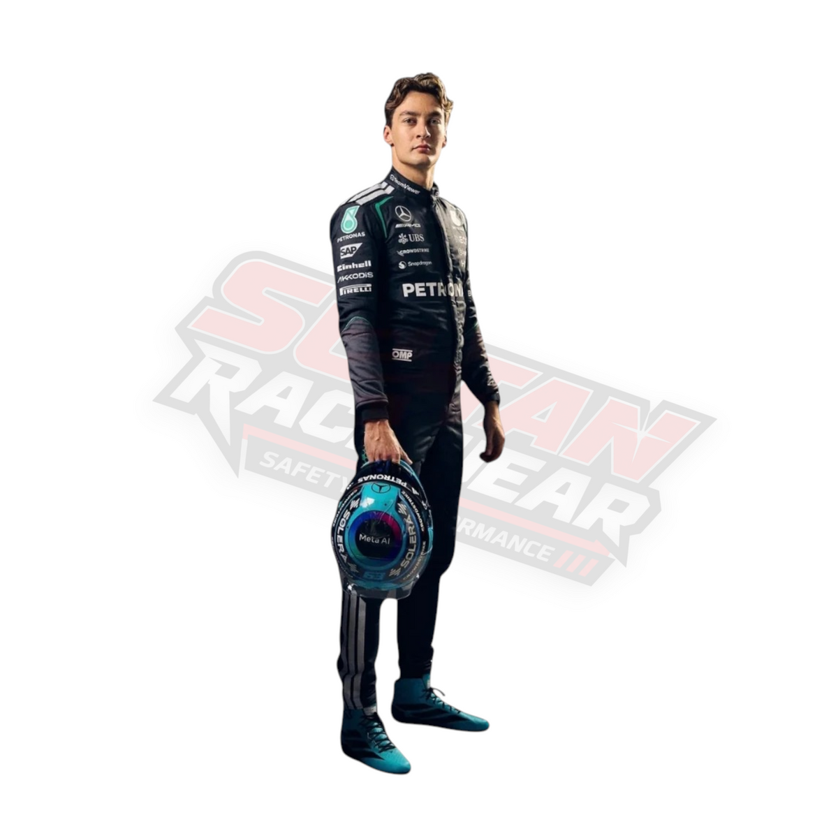 2026 Mercedes George Russell F1 Rennanzug – Premium Formel 1 Replik