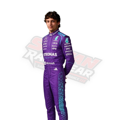 Combinaison de course F1 Mercedes Miami GP 2026 – Nouvelle Réplique de Formule 1