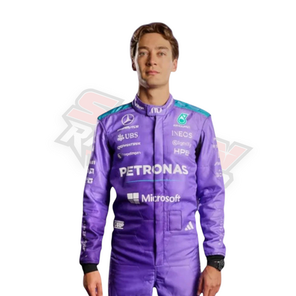 Combinaison de course F1 Mercedes Miami GP 2026 – Nouvelle Réplique de Formule 1