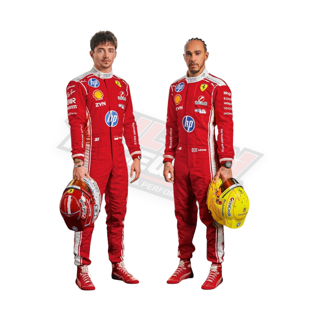 2026 Scuderia Ferrari HP Charles Leclerc & Lewis Hamilton Replica F1 Team Race Suit