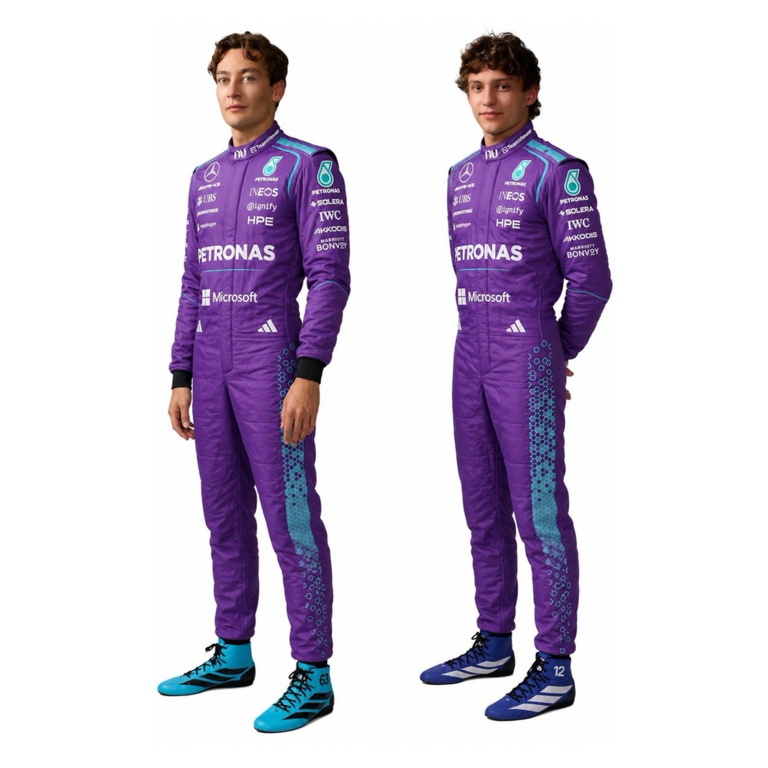 2026 F1 Racing Costume Worn by George Russell & Andrea Kimi Antonelli - Miami GP