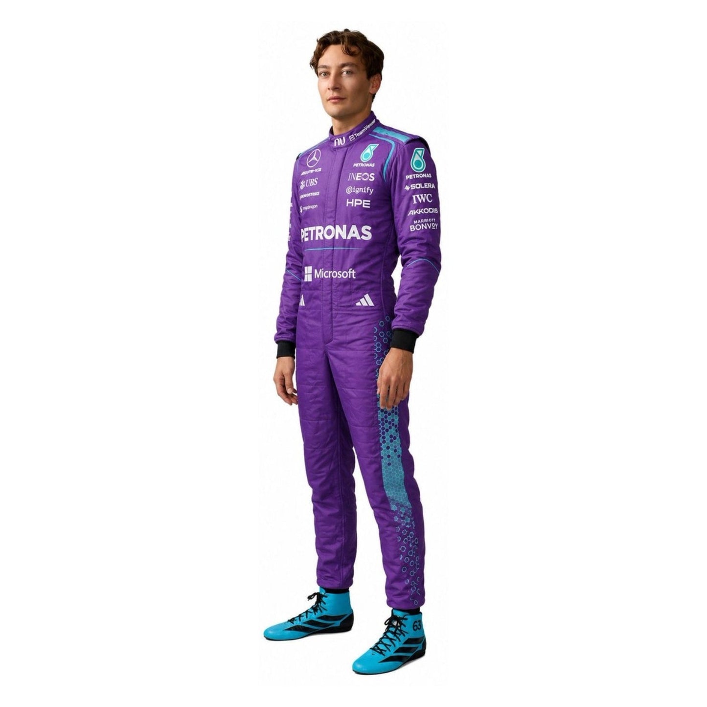 2026 F1 Racing Costume Worn by George Russell & Andrea Kimi Antonelli - Miami GP