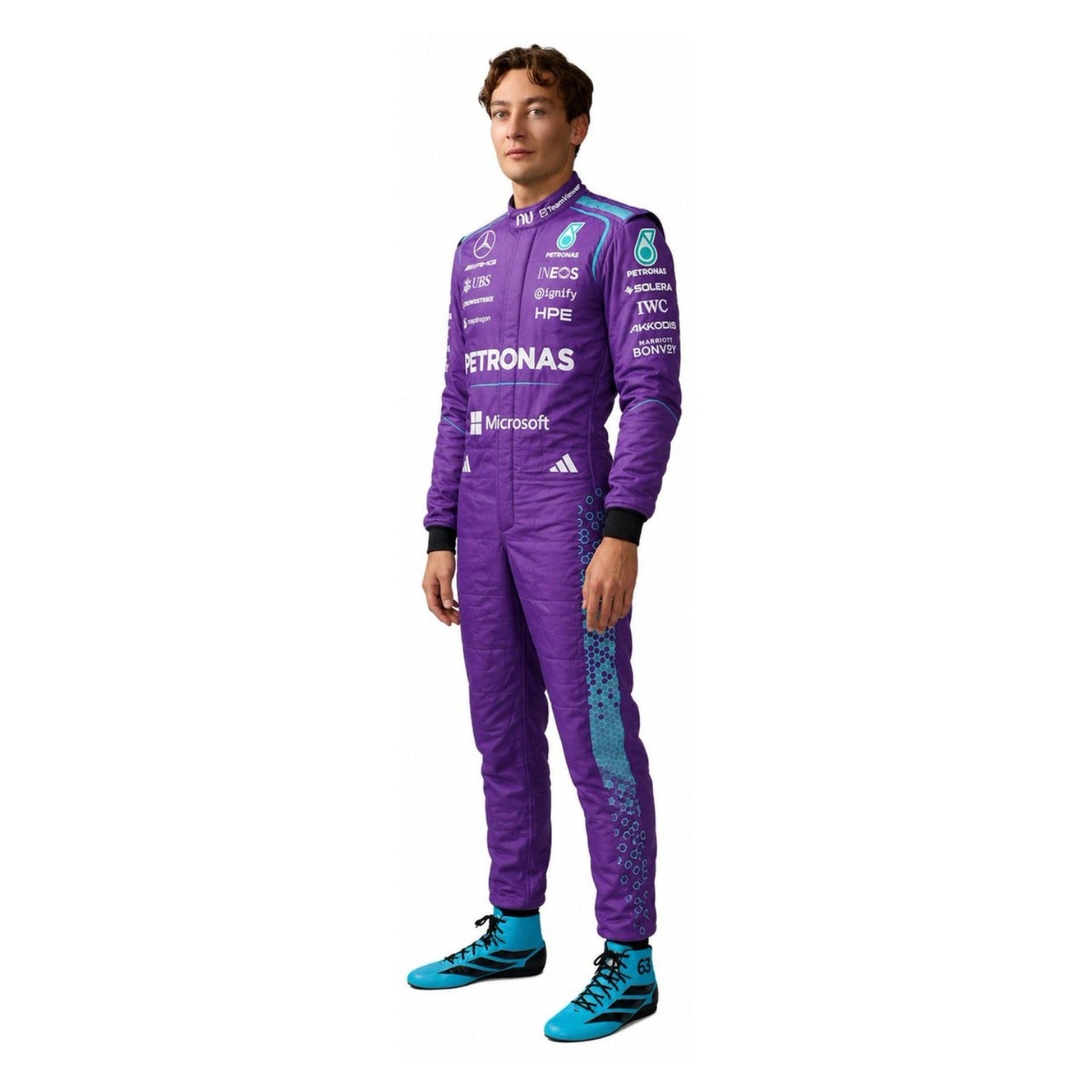 2026 F1 Racing Costume Worn by George Russell & Andrea Kimi Antonelli - Miami GP