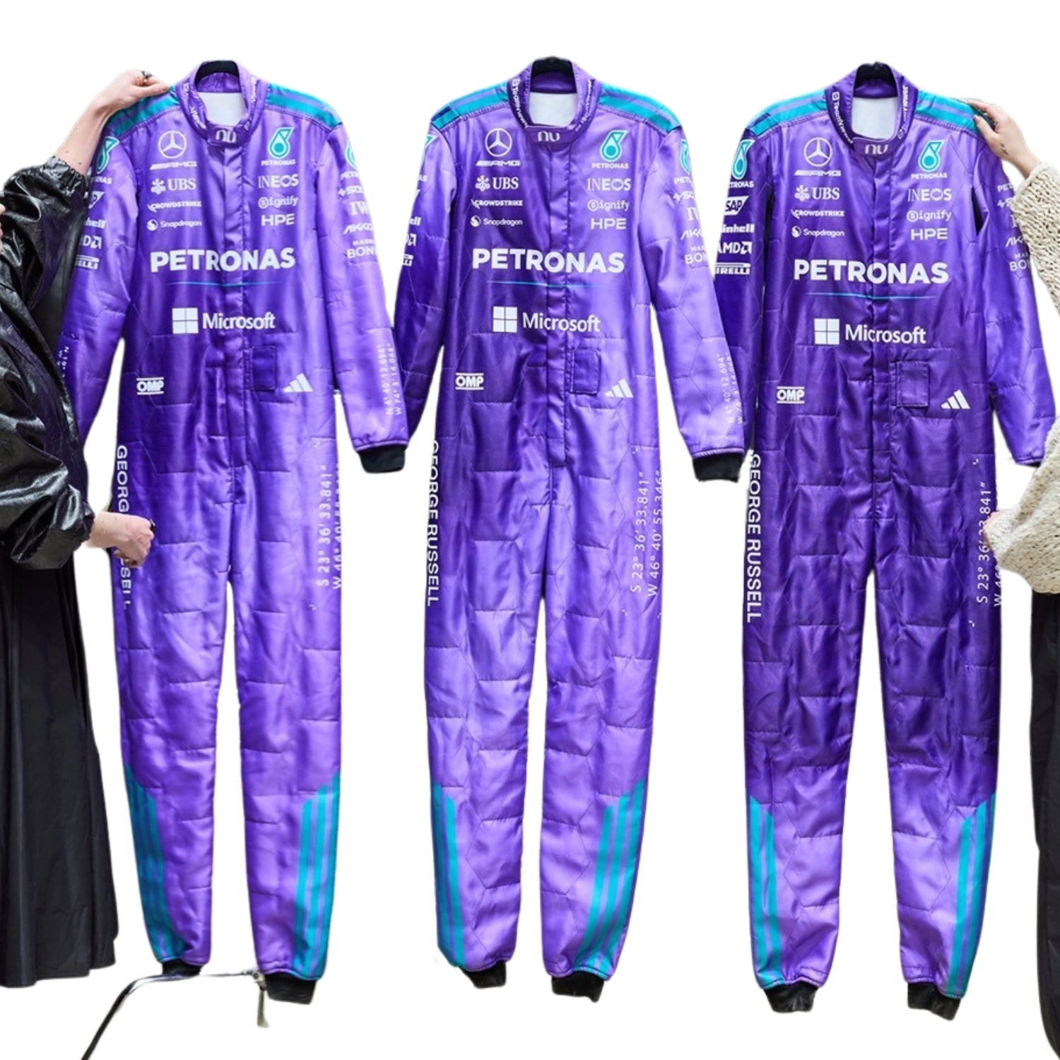 2026 F1 Racing Costume Worn by George Russell & Andrea Kimi Antonelli - Miami GP