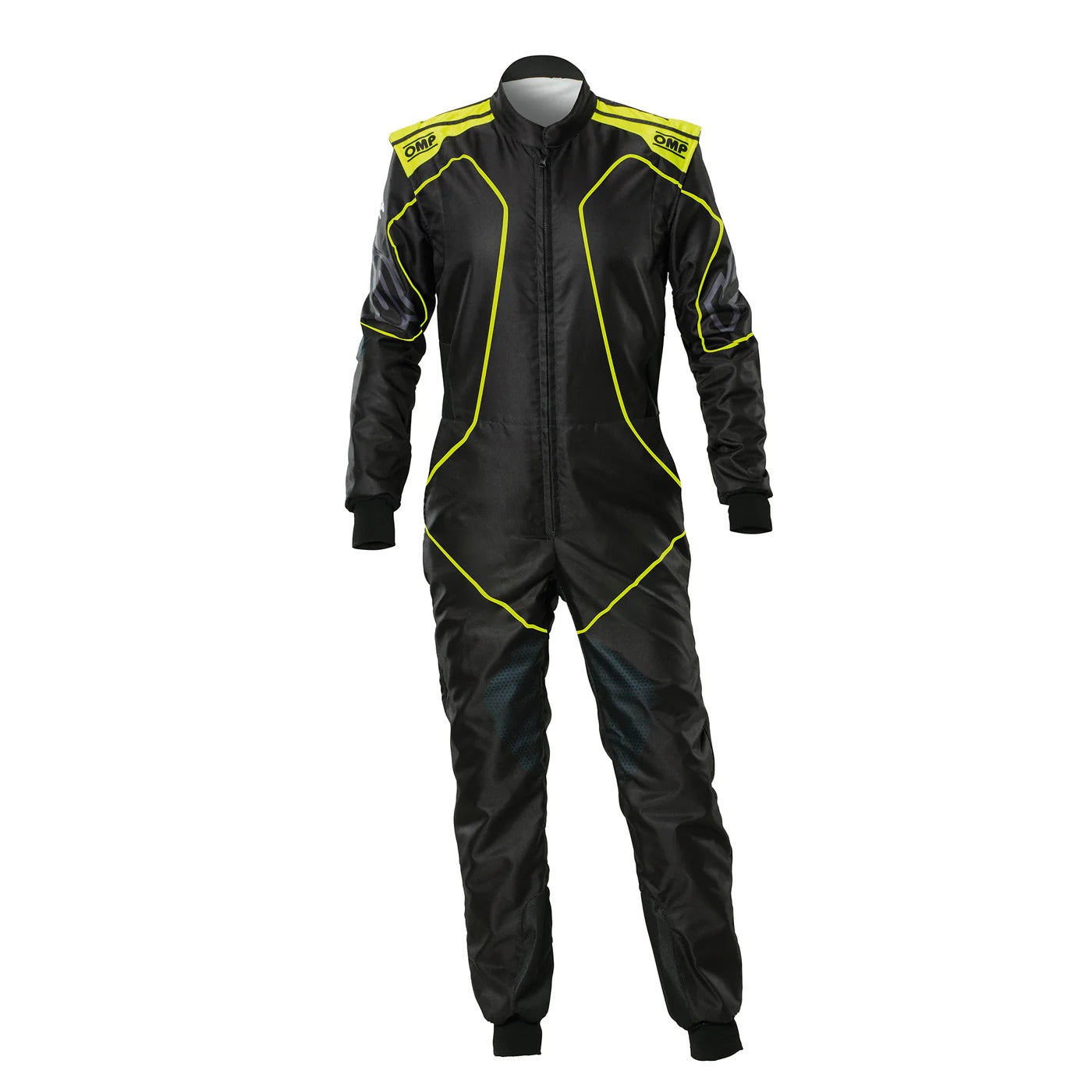 Black Go-Kart Racing Suit - OMP KS-3X ART Style 2