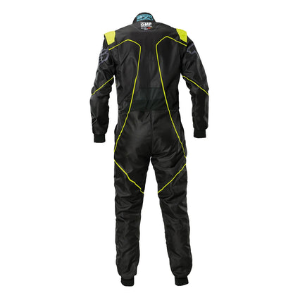Black Go-Kart Racing Suit - OMP KS-3X ART Style 2