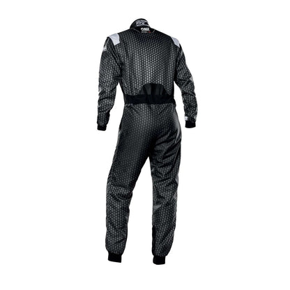 Black OMP KS-3 ART Go Kart Racing Suit