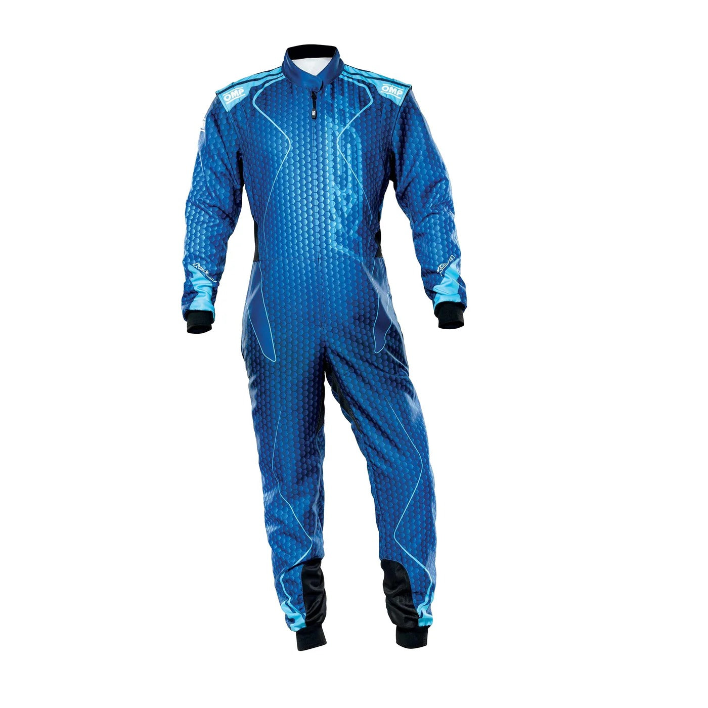 Blue OMP KS-3 ART Go Kart Racing Suit