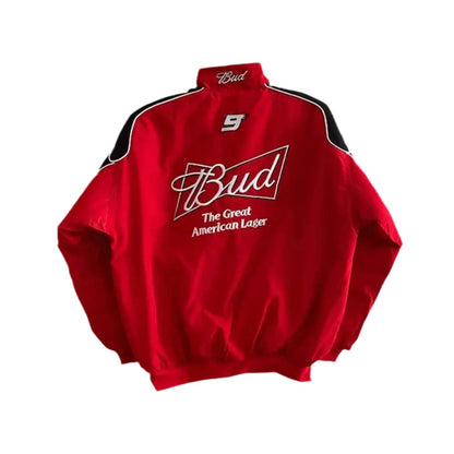 Budweiser Black F1 Retro Racing Jacket