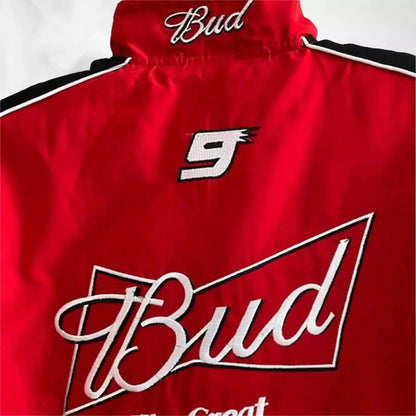 Budweiser Black F1 Retro Racing Jacket