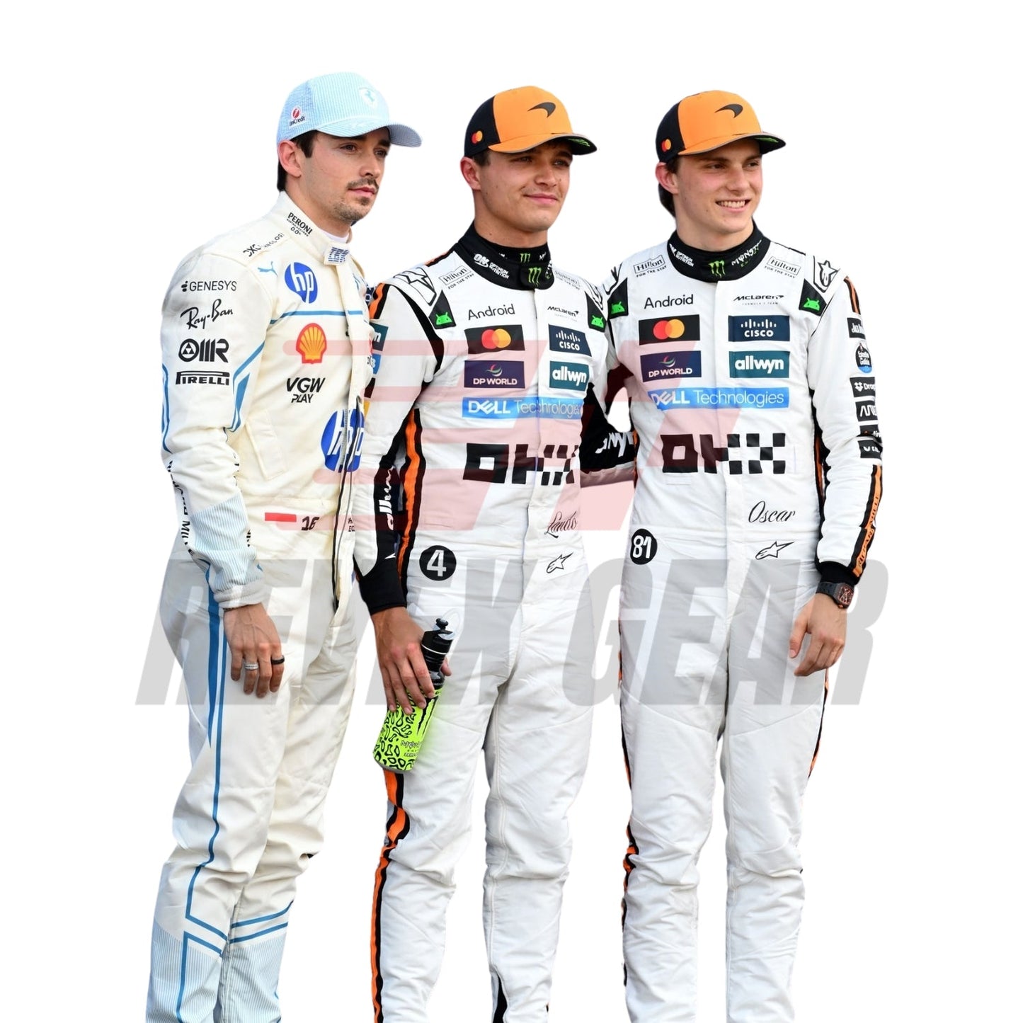2025 F1 Racing Costume Worn by Lando Norris & Oscar Piastri - Monaco GP
