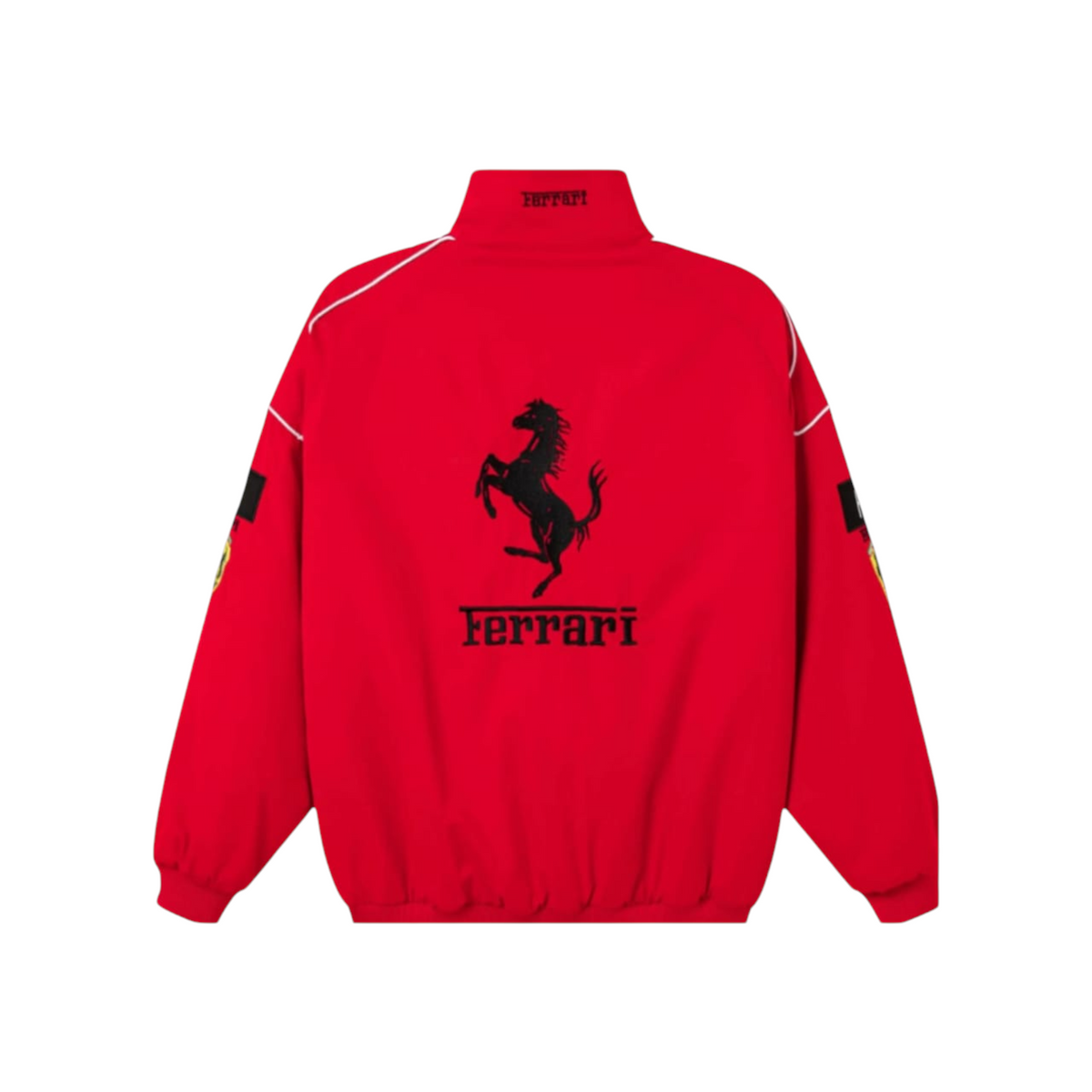 Ferrari F1 Vintage Red Embroidry Jacket