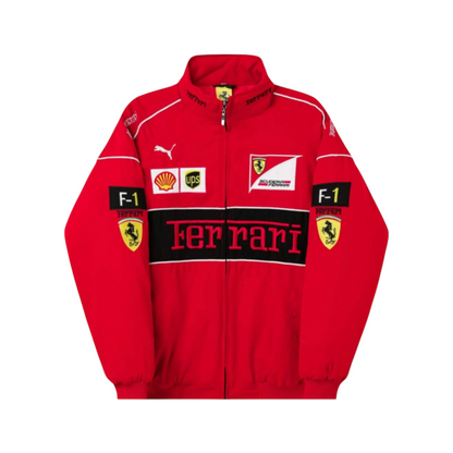 Ferrari F1 Vintage Red Jacket